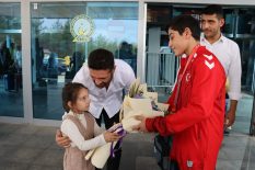 BALKAN ŞAMPİYONU MEMLEKETİ ŞANLIURFA’DA COŞKUYLA KARŞILANDI