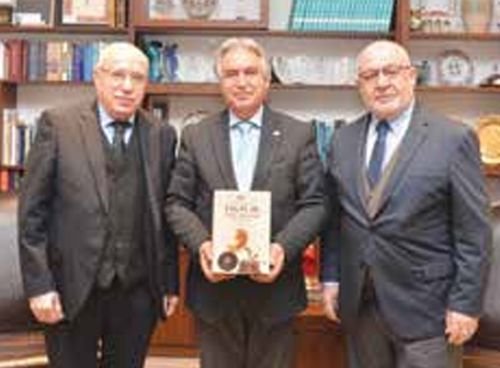 Akbıyık ve Turhan’dan UNESCO Türkiye Millî  Komisyonu Başkanı Prof. Dr Öcal Oğuz’u ziyaret