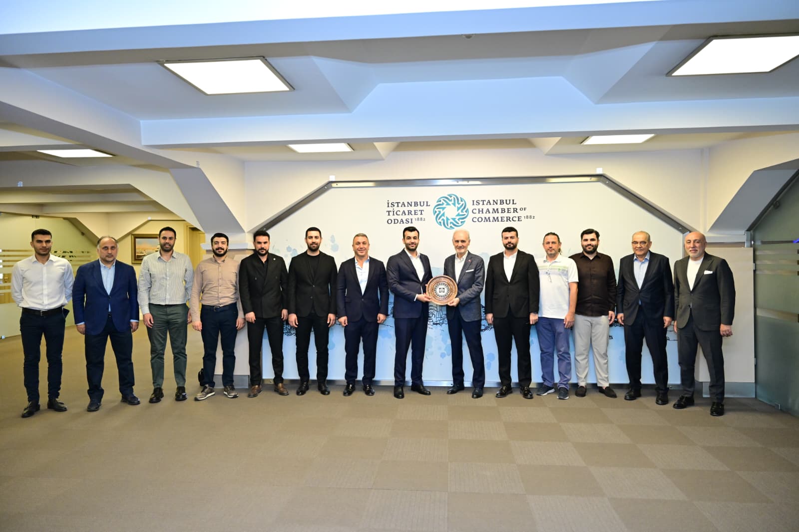 İstanbul Yapı Denetim Kuruluşları Birliği Başkanı Musab Çiçek’ten İTO Başkanı Şekib Avdagiç’e ziyaret